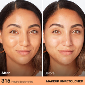 MAYBELLINE Fit Me Dewy + Smooth Foundation Soft Honey texture close-up