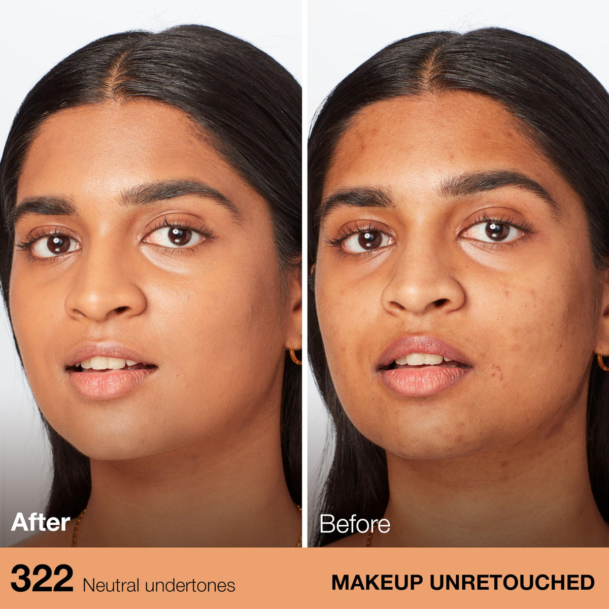 MAYBELLINE Fit Me Dewy + Smooth Foundation texture on skin