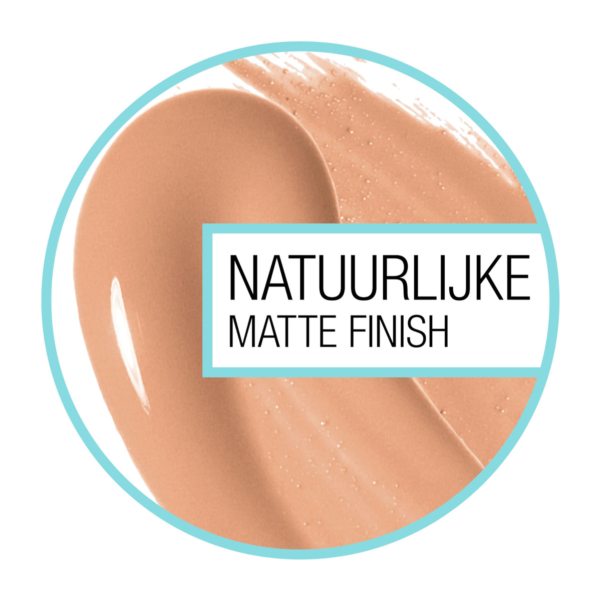 MAYBELLINE Fit Me Foundation 105 Natural Ivory on a makeup table