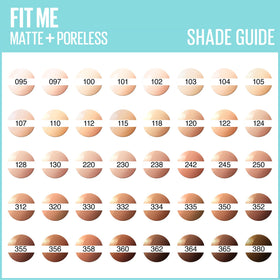 MAYBELLINE Fit Me Foundation packaging and ingredients list