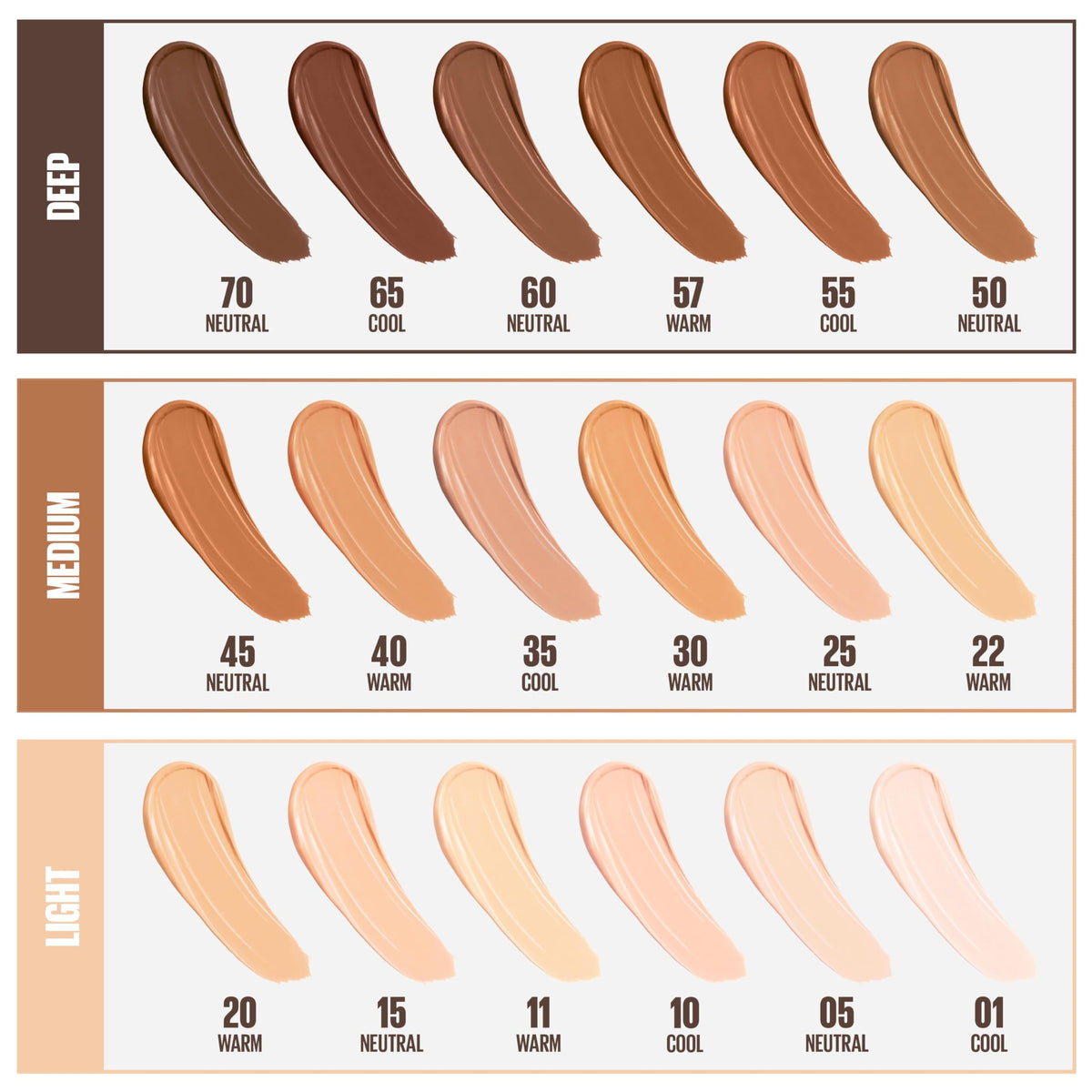 MAYBELLINE Fit Me Liquid Concealer Caramel with makeup tools