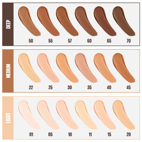 MAYBELLINE Fit Me Liquid Concealer Ivory in makeup setup