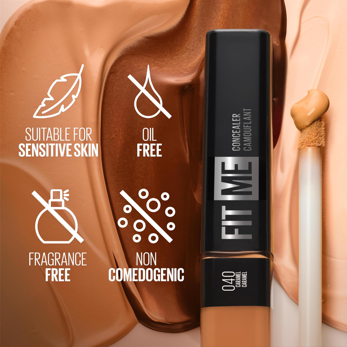 MAYBELLINE Fit Me Liquid Concealer Ivory on vanity