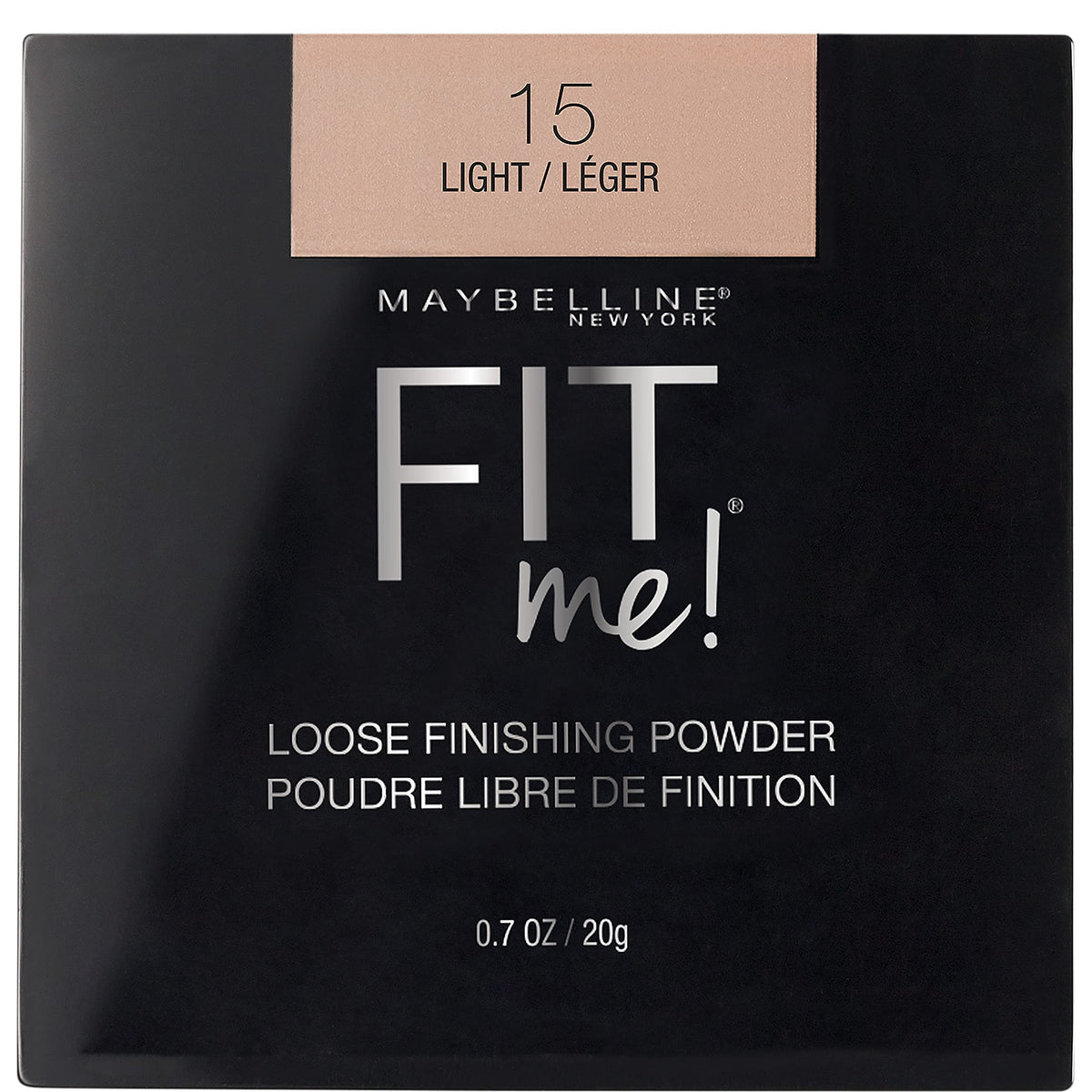 MAYBELLINE Fit Me Loose Setting Powder Light front view