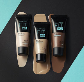 MAYBELLINE Fit Me Matte Foundation 104 Soft Ivory shade comparison