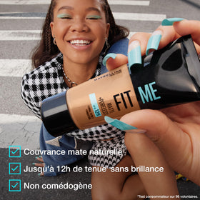 MAYBELLINE Fit Me Matte Foundation 104 Soft Ivory texture close-up