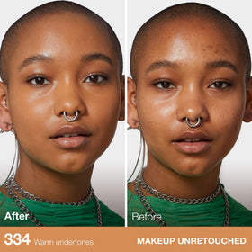 MAYBELLINE Fit Me Matte Foundation Warm Sun texture on hand