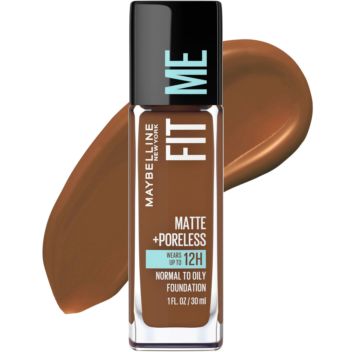 MAYBELLINE Fit Me Matte + Poreless Foundation Deep Bronze front view