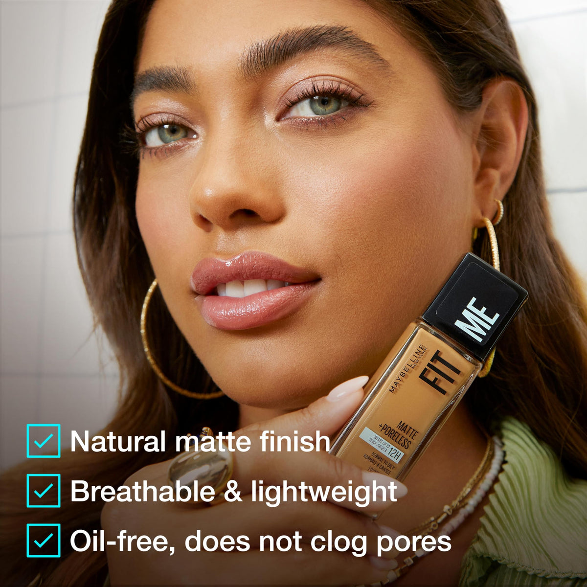 MAYBELLINE Fit Me Matte + Poreless Foundation Java shade comparison