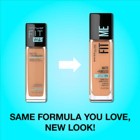 MAYBELLINE Fit Me Matte + Poreless Foundation Natural Tan back view