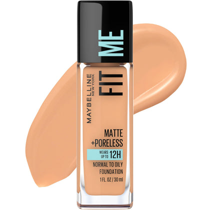 MAYBELLINE Fit Me Matte + Poreless Foundation Natural Tan front view