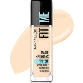 MAYBELLINE Fit Me Matte + Poreless Foundation Porcelain front view