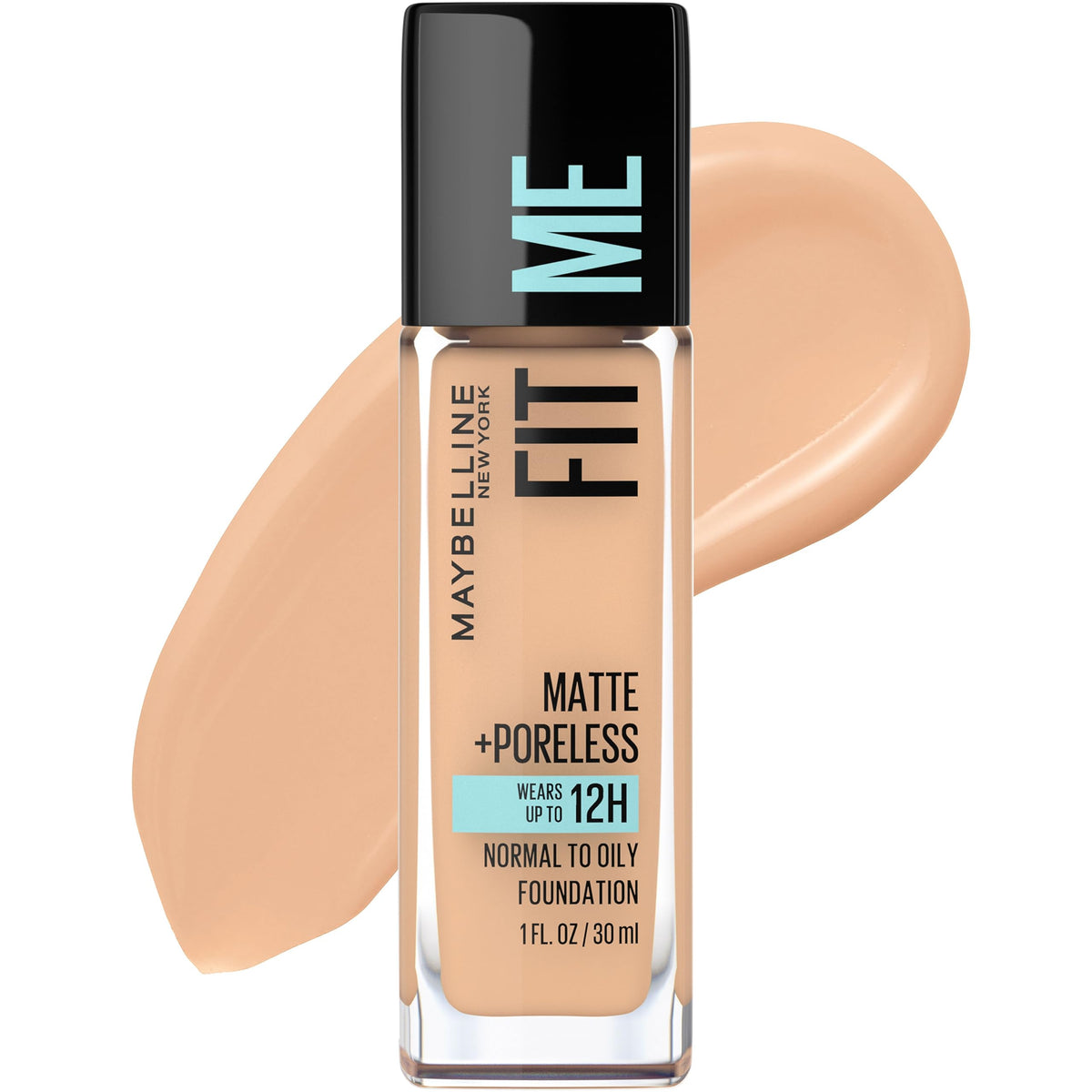 MAYBELLINE Fit Me Matte + Poreless Foundation True Beige front view