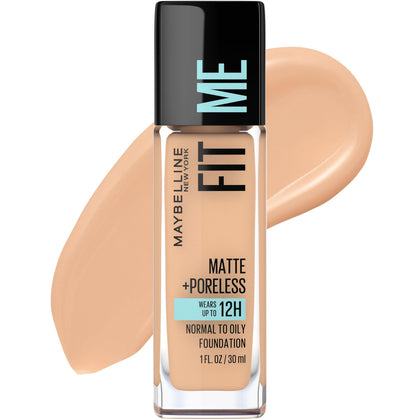 MAYBELLINE Fit Me Matte + Poreless Foundation True Beige front view