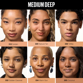 MAYBELLINE Fit Me Matte + Poreless Powder applied on skin