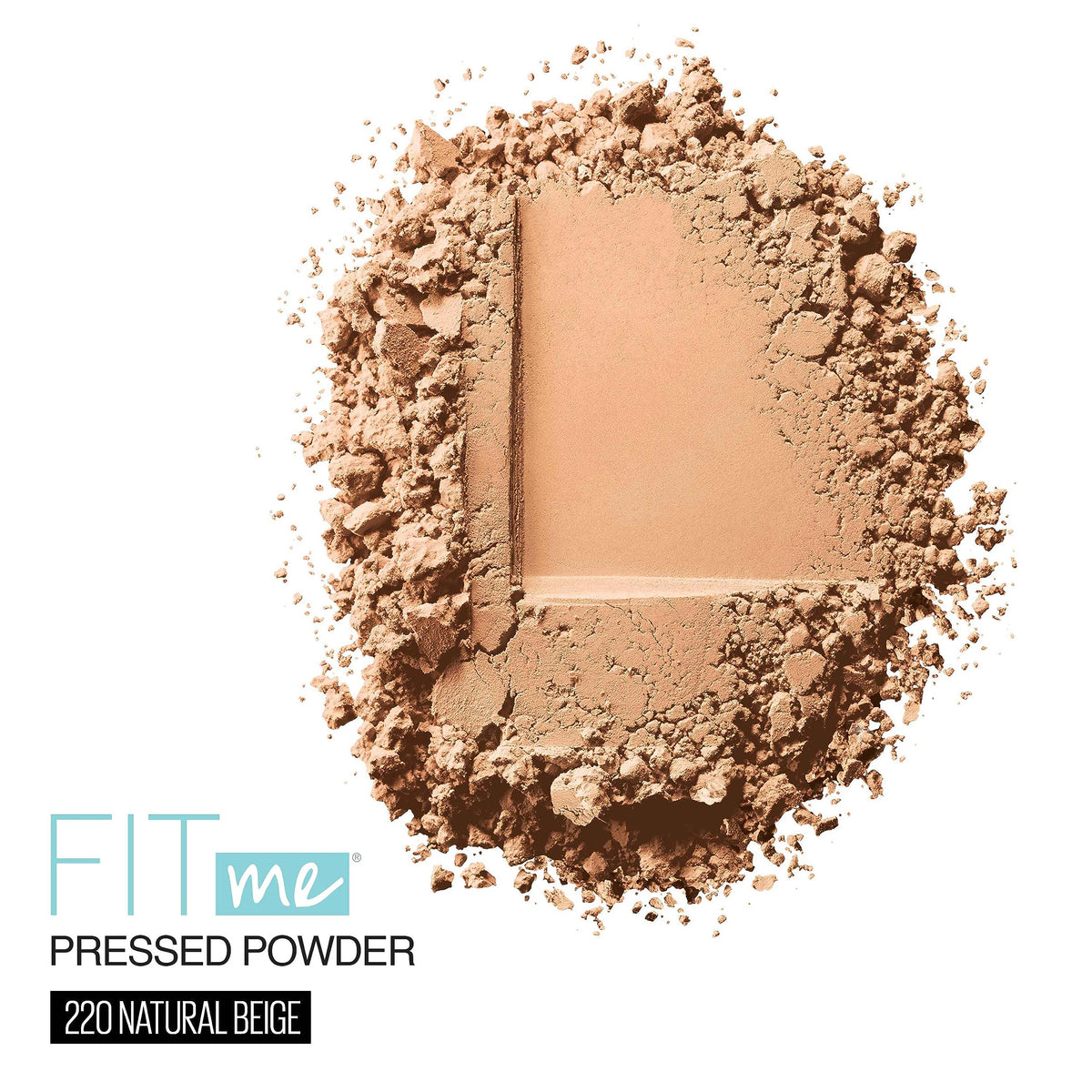 MAYBELLINE Fit Me Matte + Poreless Powder Natural Beige back view