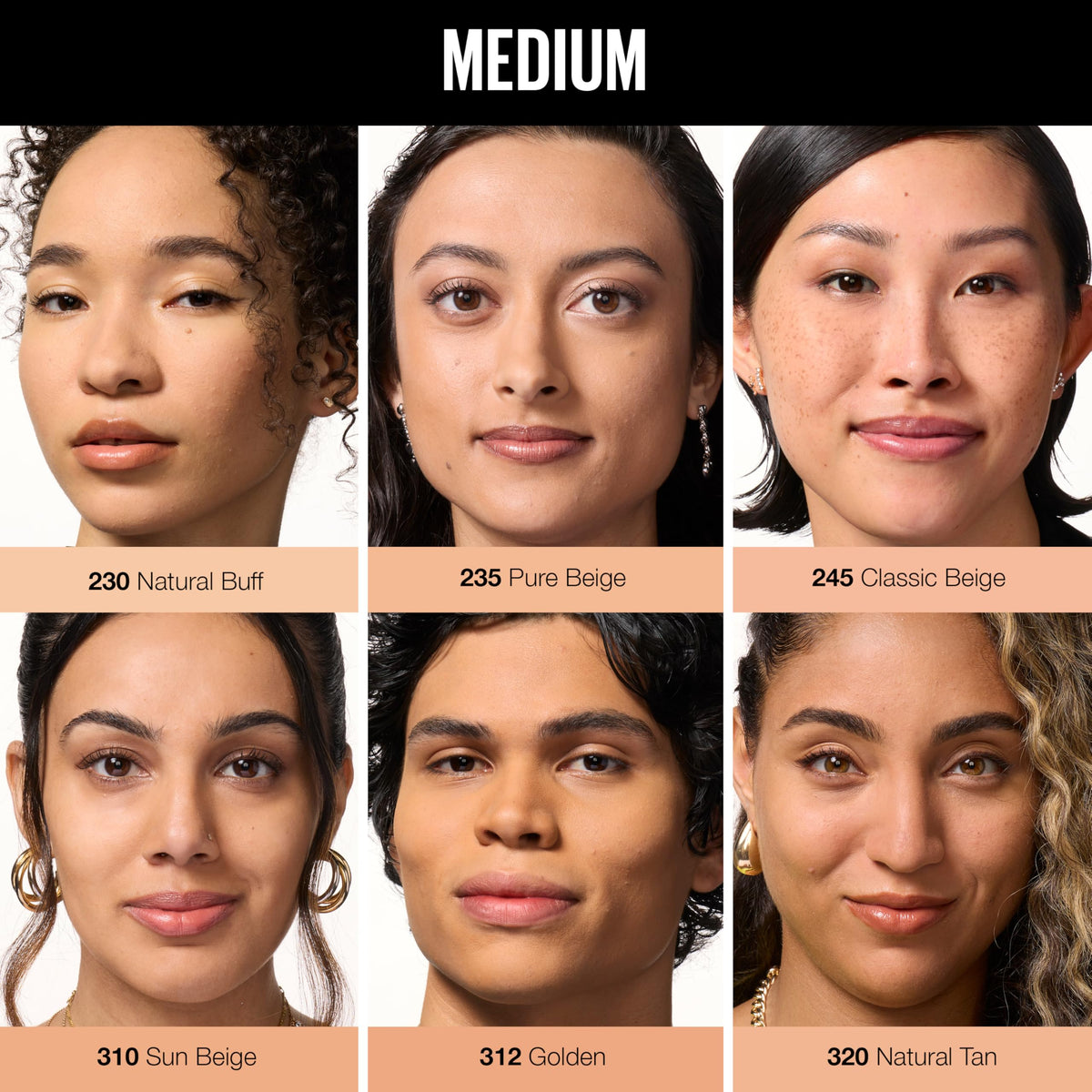 MAYBELLINE Fit Me Matte + Poreless Powder Natural Buff texture close-up