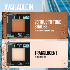 MAYBELLINE Fit Me Matte Powder texture close-up
