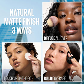 MAYBELLINE Fit Me Powder close-up showing texture