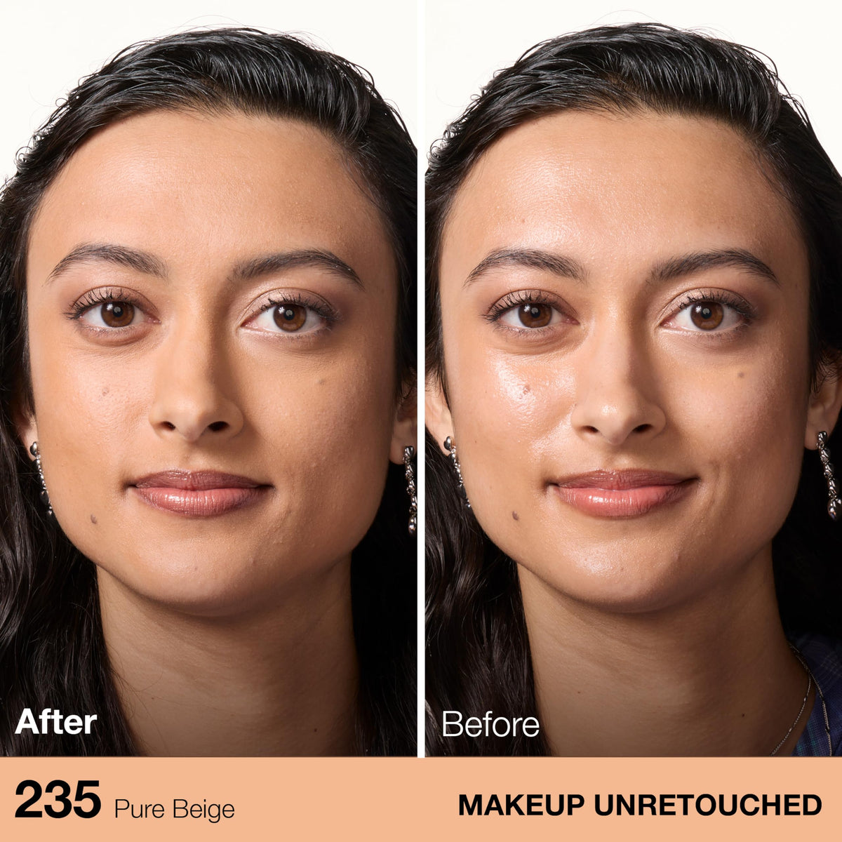 MAYBELLINE Fit Me Powder showing texture on skin