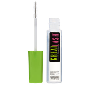 MAYBELLINE Great Lash Clear Mascara front view with classic brush