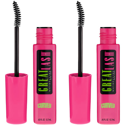 MAYBELLINE Great Lash Curved Brush Mascara packaging front view