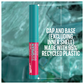 MAYBELLINE Green Edition Balmy Lip Blush Cocoa Nude on model