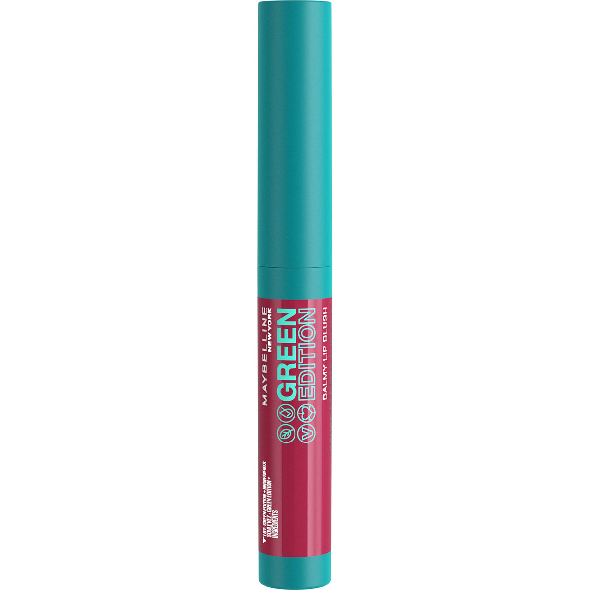 MAYBELLINE Green Edition Balmy Lip Blush packaging side view