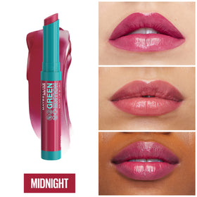 MAYBELLINE Green Edition Balmy Lip Blush swatch on skin