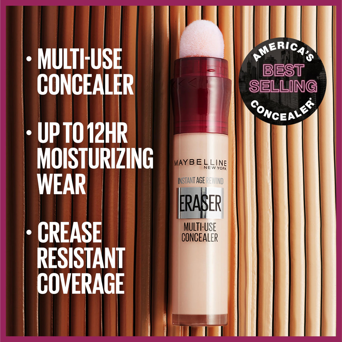 MAYBELLINE Instant Age Rewind Concealer 146 swatch on skin