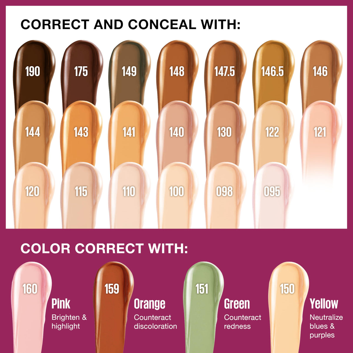 MAYBELLINE Instant Age Rewind Concealer 147.5 shade options