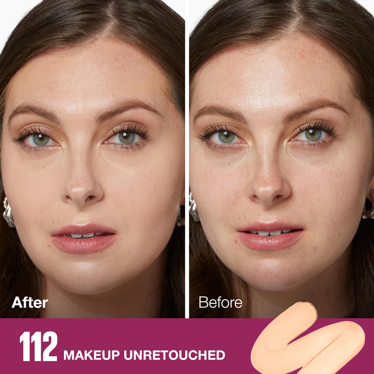MAYBELLINE Instant Age Rewind Eraser Foundation 112 sponge applicator close-up