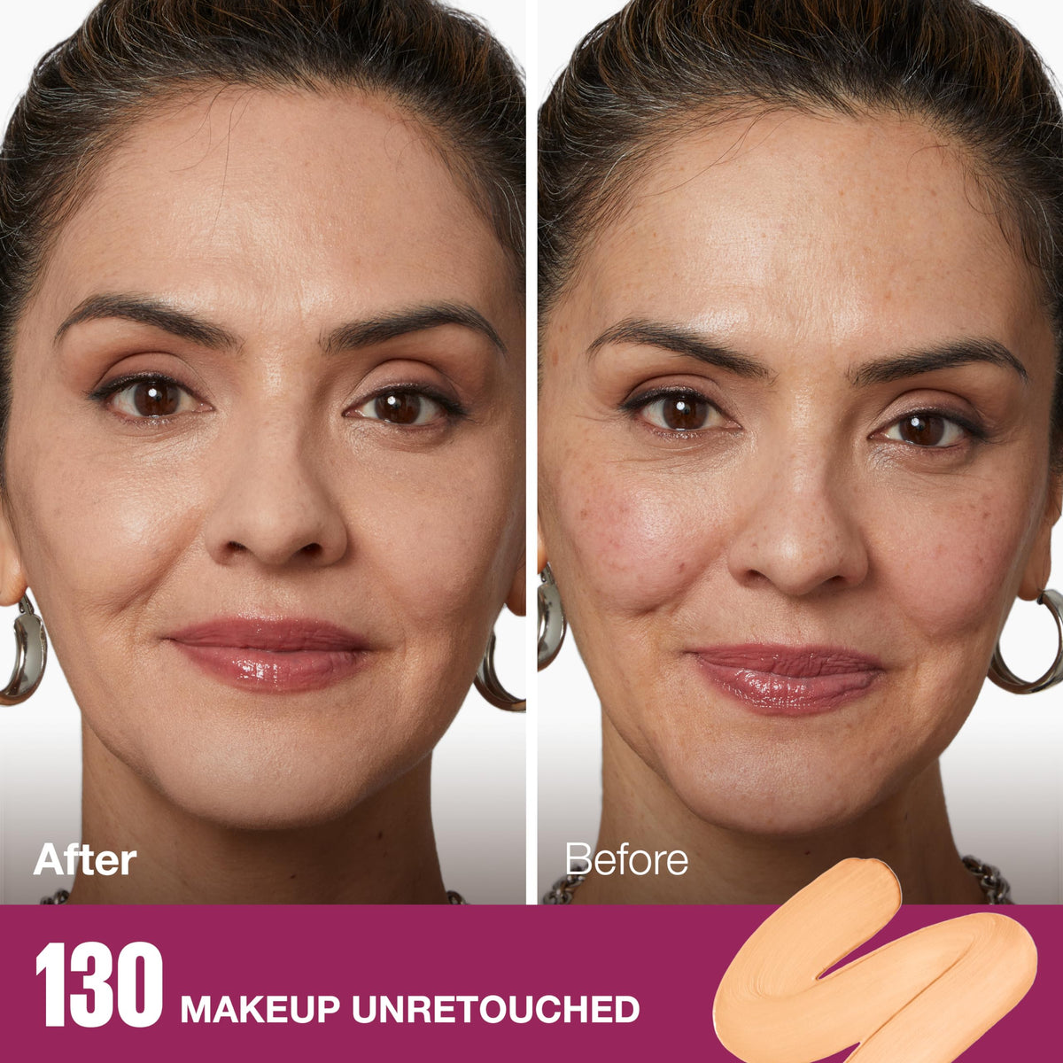 MAYBELLINE Instant Age Rewind Eraser Foundation 130 sponge applicator close-up