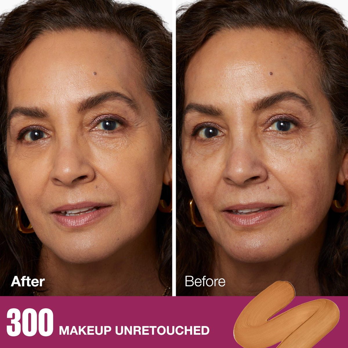 MAYBELLINE Instant Age Rewind Eraser Foundation side view showing packaging details