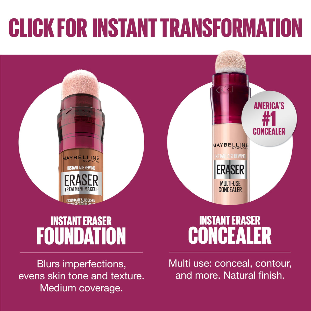MAYBELLINE Instant Age Rewind Eraser Foundation texture close-up