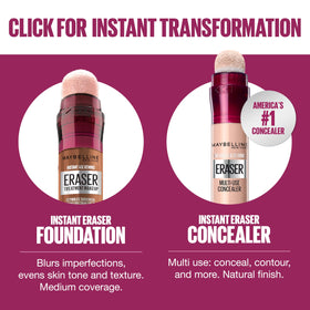 MAYBELLINE Instant Age Rewind Eraser Foundation texture swatch