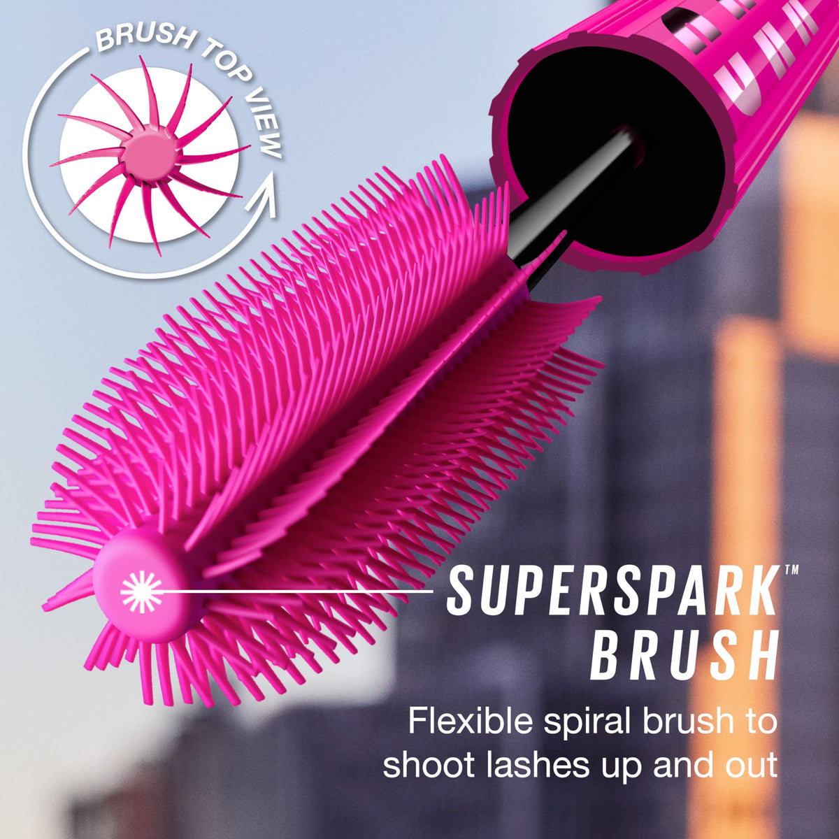 MAYBELLINE Lash Sensational Firework Mascara applied on model