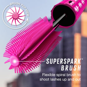 MAYBELLINE Lash Sensational Firework Mascara applied on model