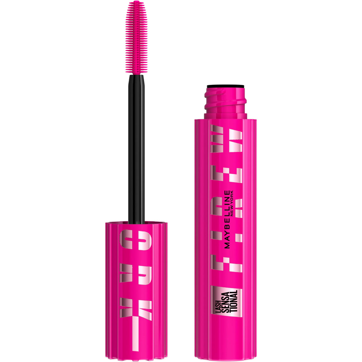MAYBELLINE Lash Sensational Firework Mascara front view, Blackest Black