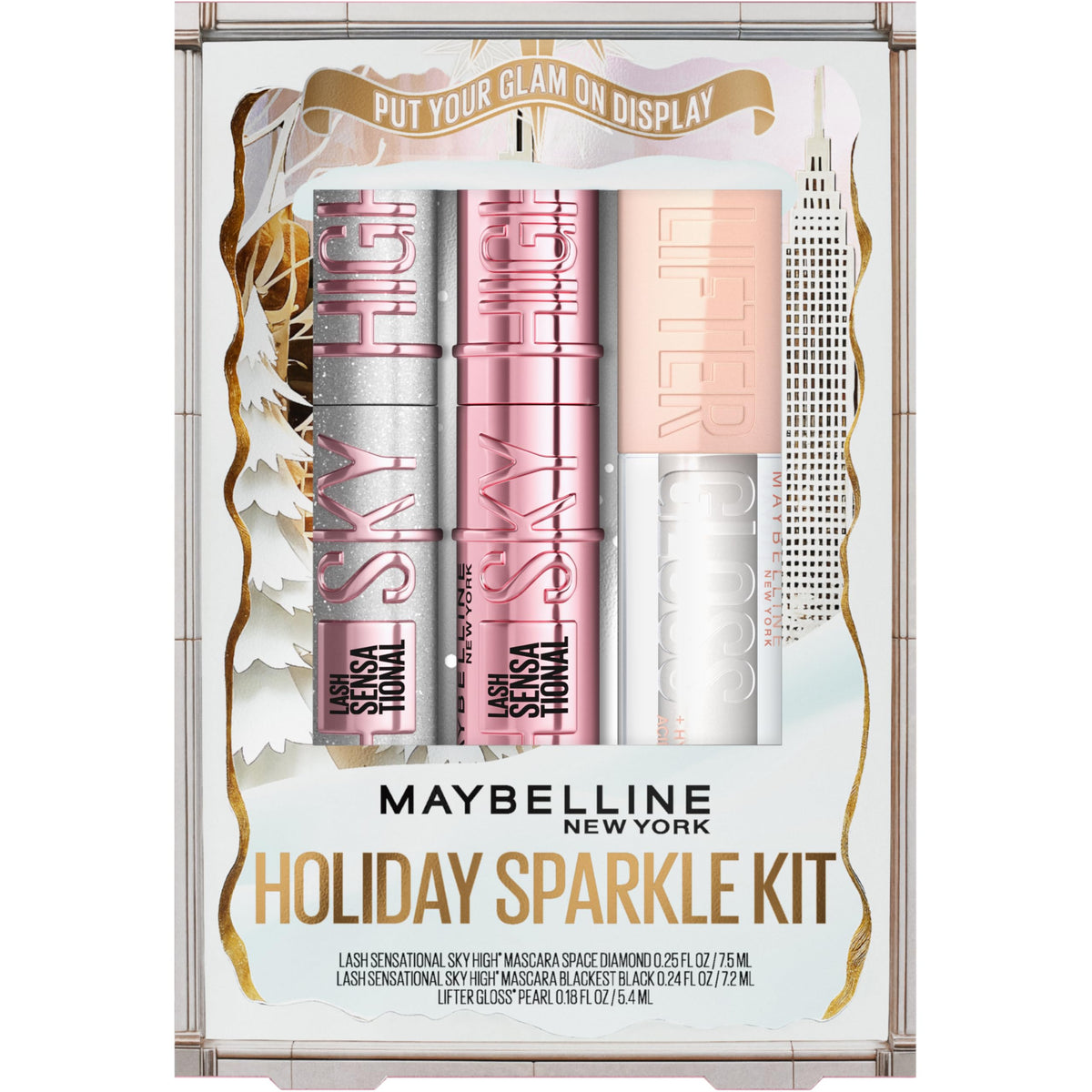 MAYBELLINE Lash Sensational Holiday Makeup Kit front view
