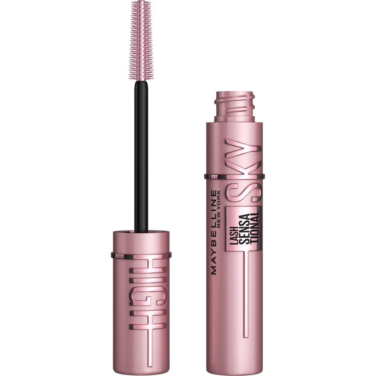 MAYBELLINE Lash Sensational Sky High Mascara Blackest Black front view