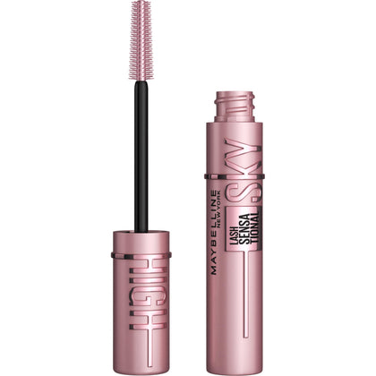 MAYBELLINE Lash Sensational Sky High Mascara Blackest Black front view