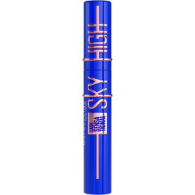 MAYBELLINE Lash Sensational Sky High Mascara Blue Mist texture on hand