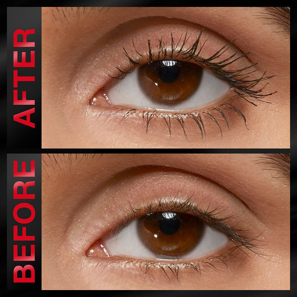 MAYBELLINE Lash Stiletto Ultimate Length Mascara applied on lashes