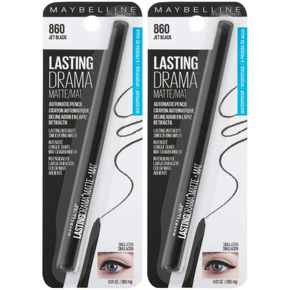 MAYBELLINE Lasting Drama Gel Pencil Jet Black front view