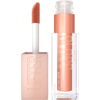 MAYBELLINE Lifter Gloss Amber front view with applicator