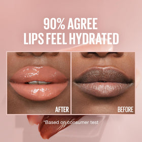 MAYBELLINE Lifter Gloss Amber on lips