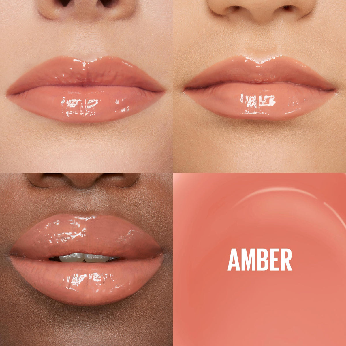 MAYBELLINE Lifter Gloss Amber swatch on skin