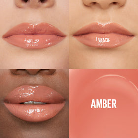 MAYBELLINE Lifter Gloss Amber swatch on skin