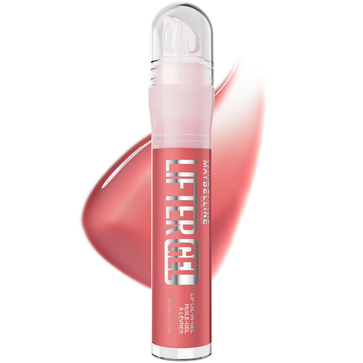 MAYBELLINE Lifter Oil-in-Gel Lip Gloss Strawberry Shake front view